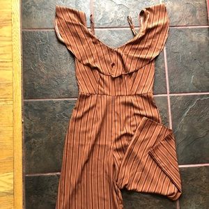 Striped Jump Suit